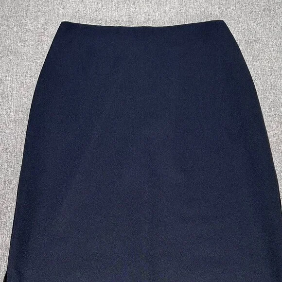 VTG Tracy Evans Maxi Pencil Skirt Women's 9 Black Business Office Side Slit USA - Picture 6 of 15